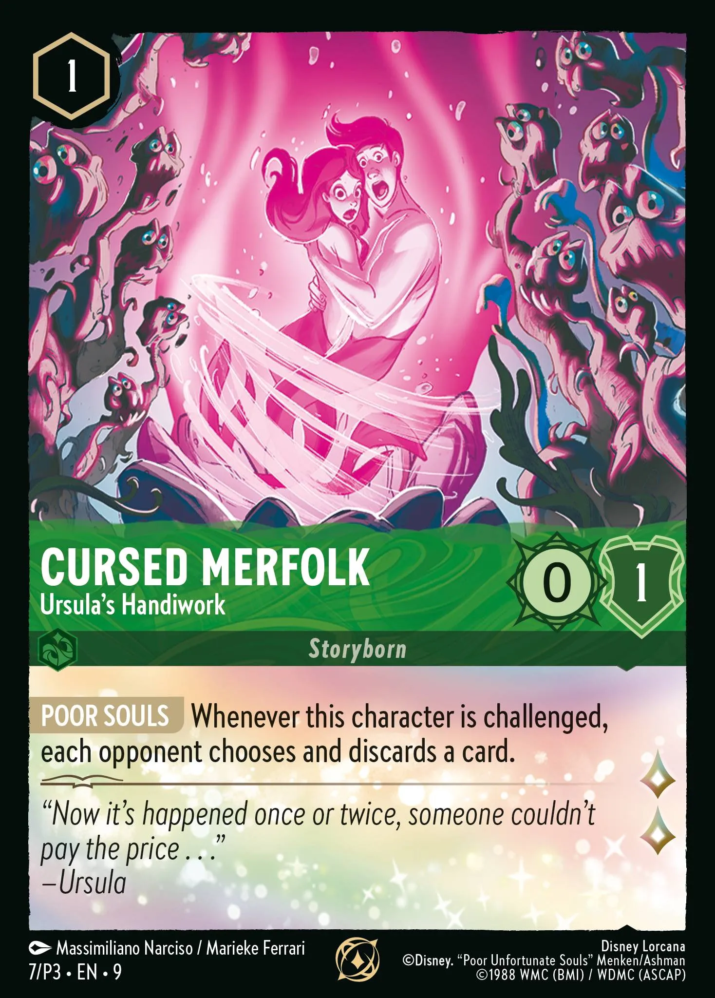 Cursed Merfolk - Ursula's Handiwork (P3-007)