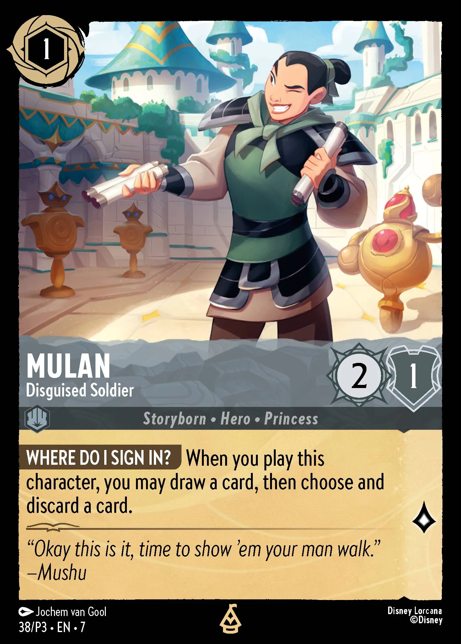 Mulan - Disguised Soldier (P3-038)