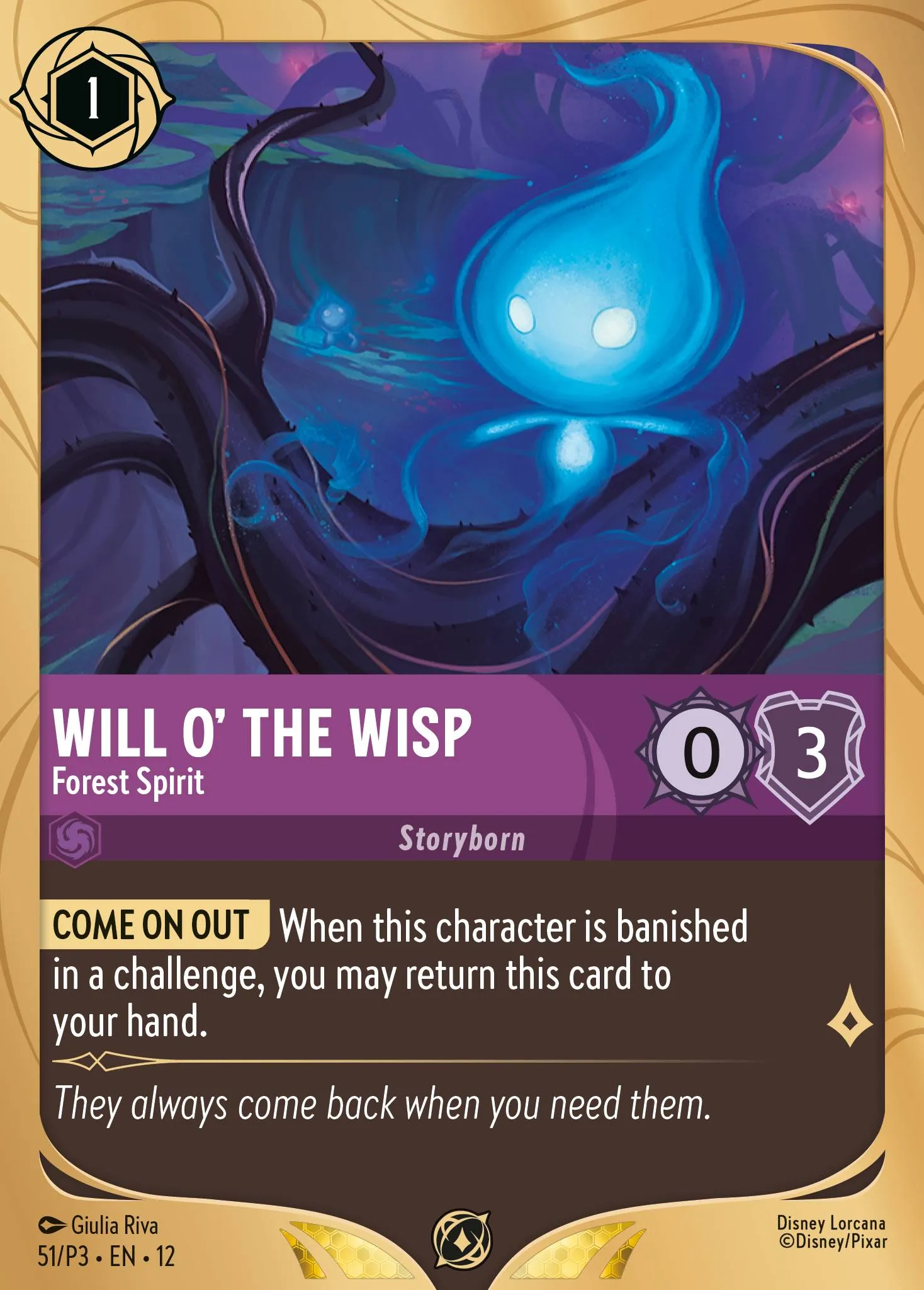 Will o' the Wisp - Forest Spirit (P3-051)