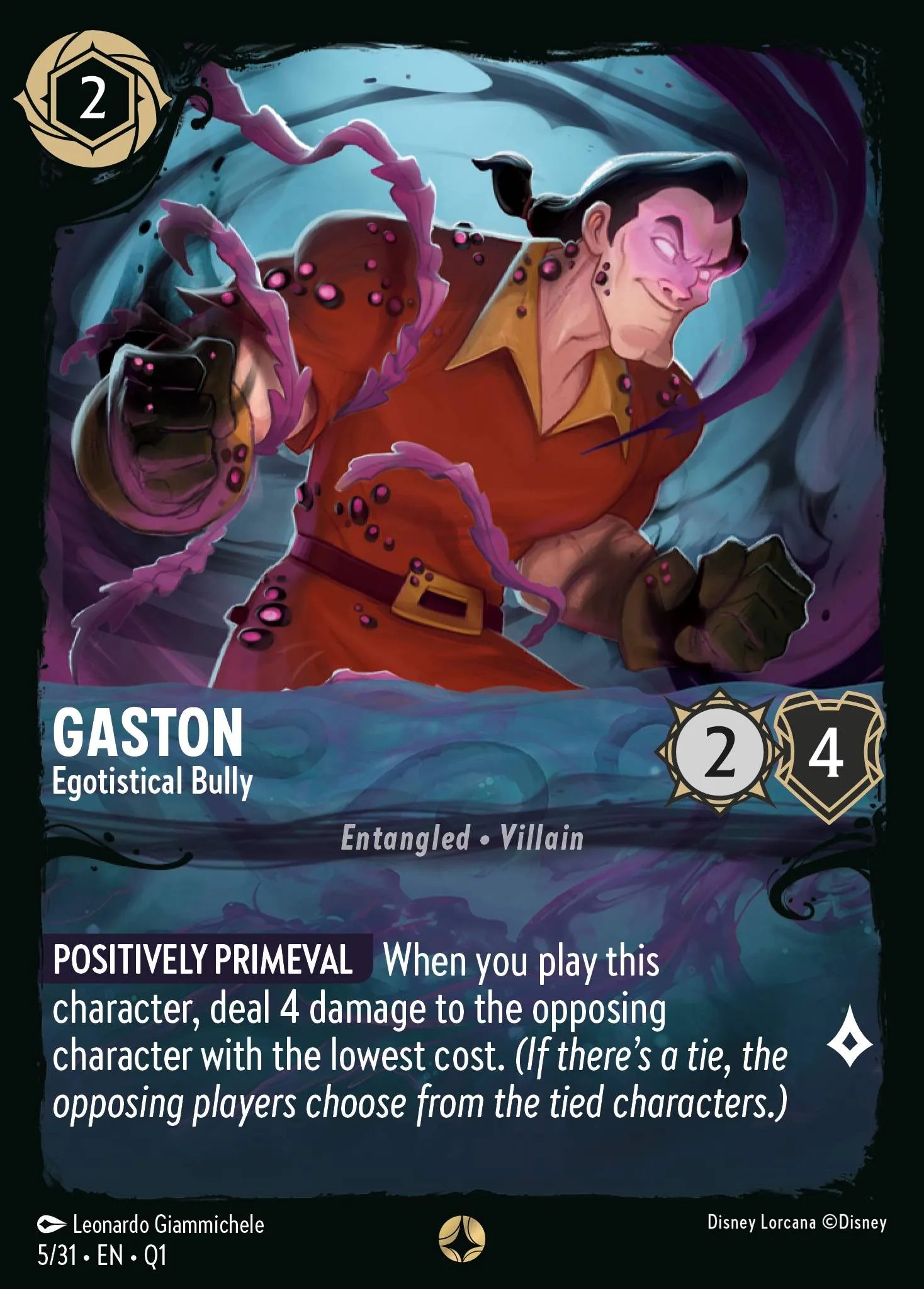 Gaston - Egotistical Bully (Q1-005)