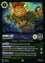 Ming Lee - Made by the Vine (Q3-019)